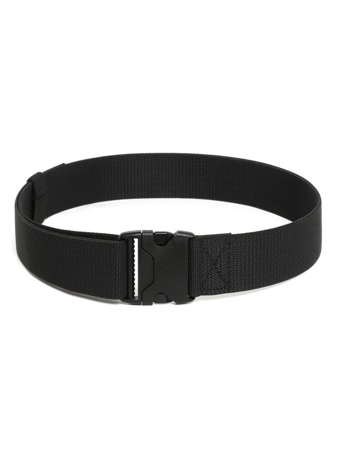 TACNEX Tactical Stretch Belt for Men 1.5" Elastic Nylon Webbing TSA Approved Buckle EDC Military Adventure Hiking Work Travel M - Image 1